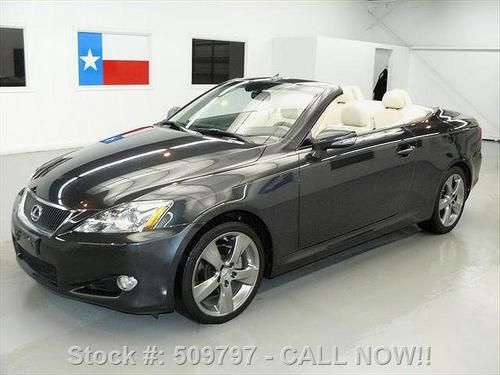 2010 lexus is250c hardtop convertible nav rear cam 36k texas direct auto