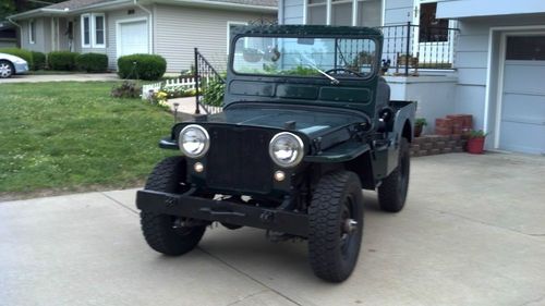 Nice 1952 cj3a willys jeep