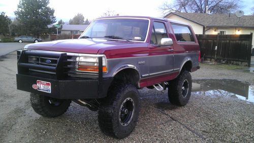 1993 ford bronco xlt lariat sport utility 2-door 5.8l