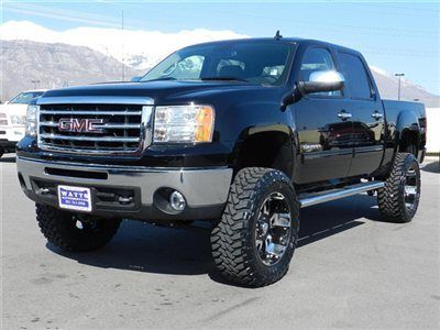 Crew cab slt 4x4 5.3 vortec leather custom new lift wheels tires 261 miles clean