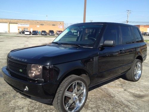 2003 range rover hse 4.4l black on black