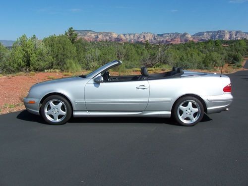 2001 mercedes-benz clk430 base convertible 2-door 4.3l