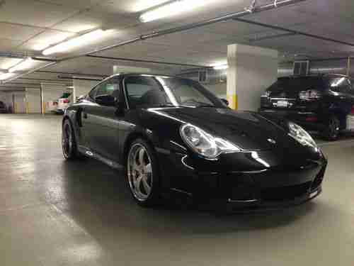 PORSCHE 996 911 TURBO 2003 BLACK ON BLACK CARBON FIBER BEAUTIFUL!!!, US $59,999.00, image 2