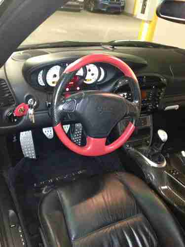 PORSCHE 996 911 TURBO 2003 BLACK ON BLACK CARBON FIBER BEAUTIFUL!!!, US $59,999.00, image 7