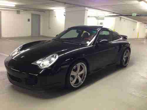 PORSCHE 996 911 TURBO 2003 BLACK ON BLACK CARBON FIBER BEAUTIFUL!!!, US $59,999.00, image 16