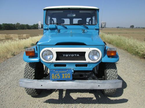 Fj 40 1978 low milage california car original blue plates land cruiser fj40