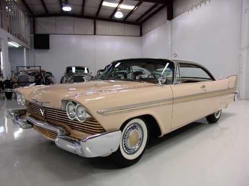 1958 plymouth fury 2-door hardtop, 350 ci golden commando dual quad v8/305 hp!