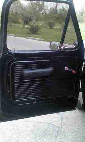1968 Ford F-100 Exterior Satin Black/Gun Metal Grey Interior Red and Black, US $11,000.00, image 6
