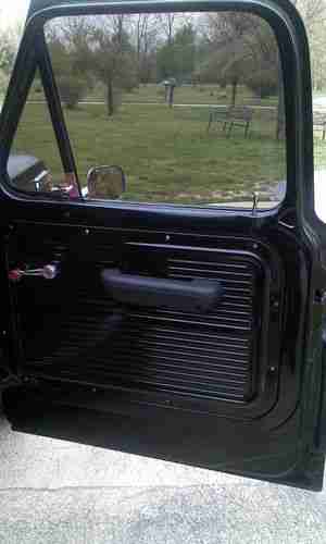 1968 Ford F-100 Exterior Satin Black/Gun Metal Grey Interior Red and Black, US $11,000.00, image 8