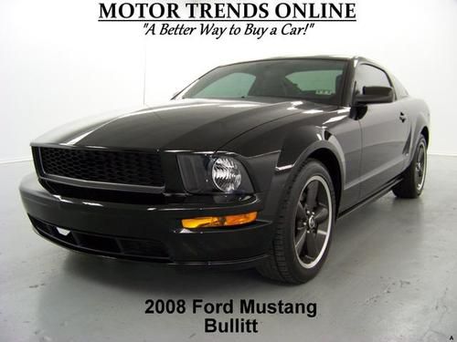 Bullitt #3236 gt deluxe leather 5 speed 2008 ford mustang 36k motor trends