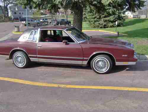 1984  MONTE CARLO ONLY 67,035.00 MILES