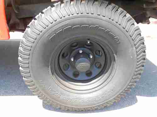 1969 Ford Bronco V8 Stick Lifted 4x4 Flowmasters BFG's Deep Orange Beautiful!, image 7