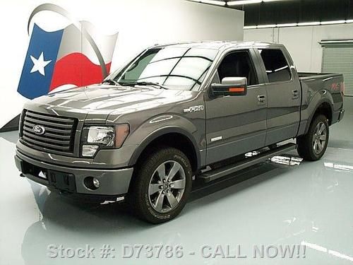 2012 ford f-150 fx4 crew ecoboost 4x4 rear cam 20's 13k texas direct auto