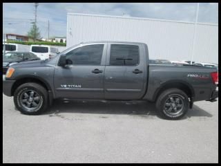 2012 nissan titan 4wd crew cab swb pro-4x leather rockford 4 wheel drive 4x4