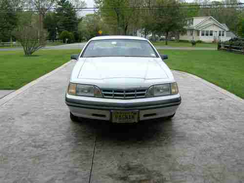 1988 All Original White Ford Thunderbird, image 3