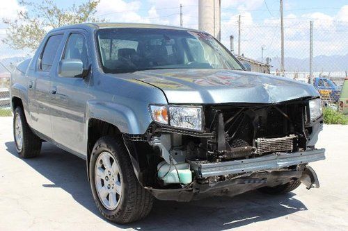 2006 honda ridgeline rtl w/moon roof damaged rebuilder runs! priced to sell l@@k