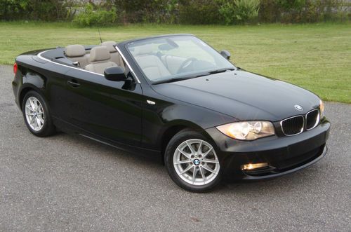 2011 bmw 128i convertible for sale~low miles~navigation~salvage title from sandy