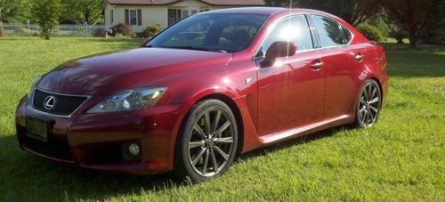 2008 lexus isf 4-door sedan - matador red mica