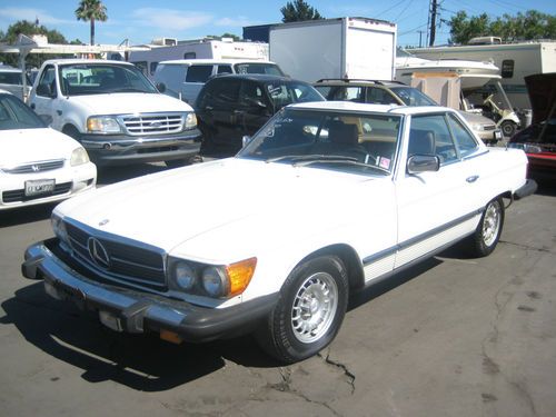 1982 mercedes 380sl, no reserve