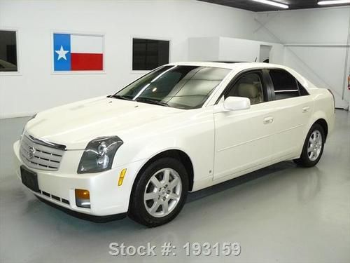 2007 cadillac cts htd leather sunroof navigation 54k mi texas direct auto