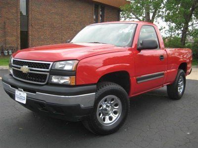 2006 chevrolet silverado ls ,4x4, short bed, 5-speed manual