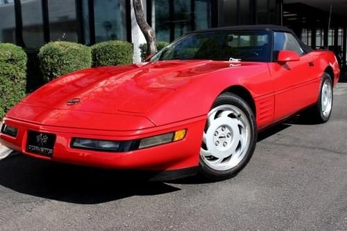 1991 chevrolet corvette convertible, low miles, great condintion