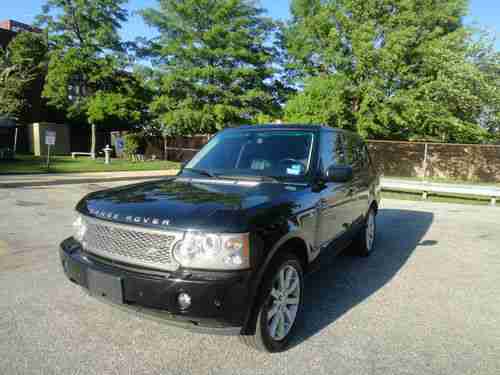 Land Rover: Black Range Rover Supercharged 4 Door SUV Sunroof/Rear Ent/NAV, US $25,000.00, image 2