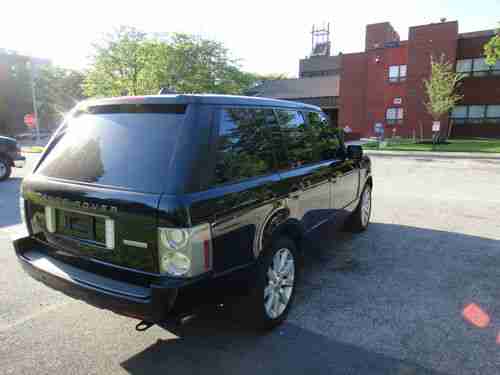 Land Rover: Black Range Rover Supercharged 4 Door SUV Sunroof/Rear Ent/NAV, US $25,000.00, image 4