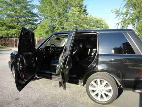 Land Rover: Black Range Rover Supercharged 4 Door SUV Sunroof/Rear Ent/NAV, US $25,000.00, image 15