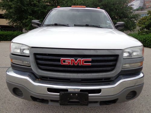 2006 gmc sierra 3500 sle crew cab pickup 6.0l v8 4x4 chasis