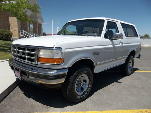 1996 ford bronco xlt sport sport utility 2-door 5.8l