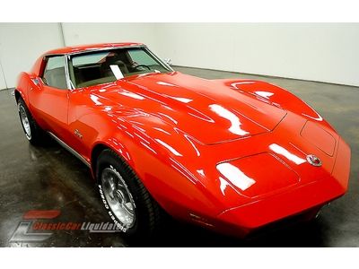 1973 chevrolet corvette 350 4 speed ps console matching numbers tach dual exhaus