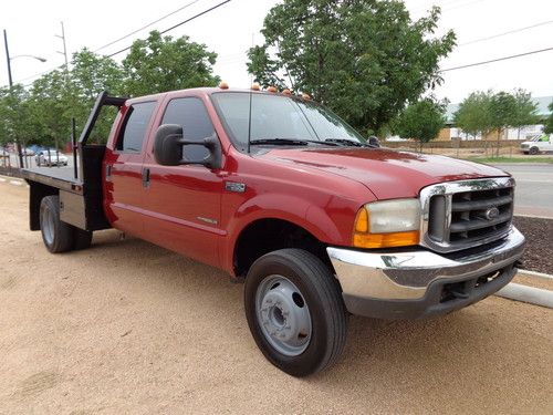 2000 ford f-550 xlt v8 7.3l diesel 2wd dually flat bed all power automatic