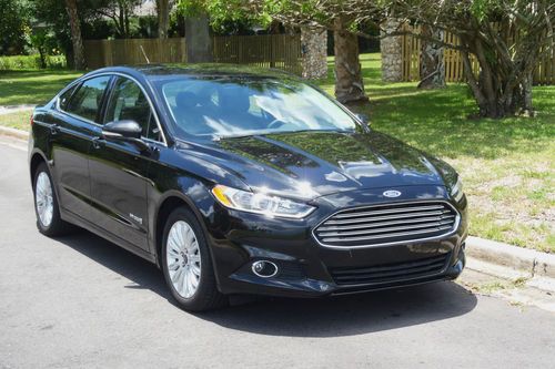 2013 ford fusion hybrid, no reserve, 505 luxury group, tuxedo black,