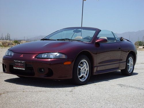 1997  2.0l mitsubishi eclipse spyder gst turbo 2.0l convertible new tires