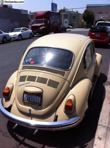 1969 volkswagen beetle 1600cc w/sunroof