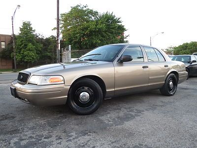 Tan p71 ex county car 125k hwy miles cloth carpet am fm cd pw pl cruise nice