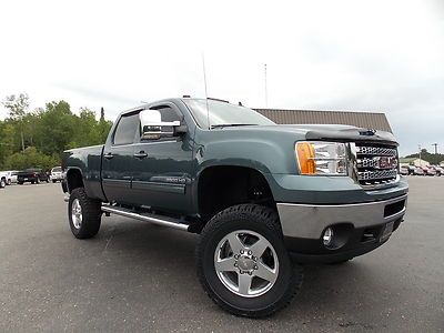 12 gmc sierra 2500hd 4x4 duramax diesel heated black leather 5th wheel hitch