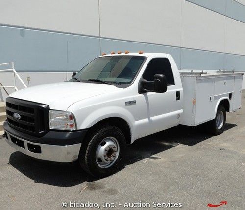 2006 ford f350 xl pickup truck utility box cabinets work regular cab 5.4l