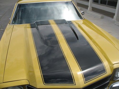 1971 Chevrolet Chevelle SS Placer gold 355 wheel disc brakes Recent Restoration, image 4