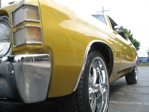 1971 Chevrolet Chevelle SS Placer gold 355 wheel disc brakes Recent Restoration, image 5