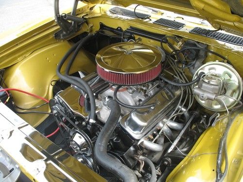 1971 Chevrolet Chevelle SS Placer gold 355 wheel disc brakes Recent Restoration, image 7