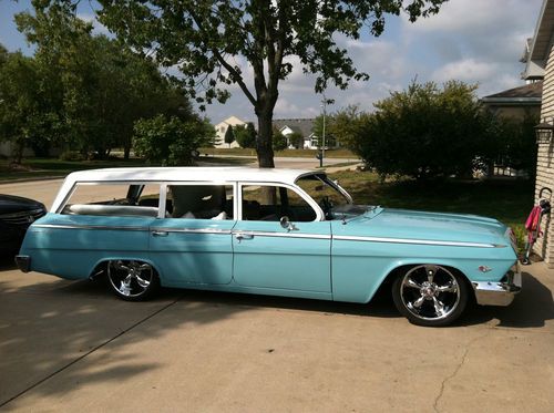 1962 Chevy Bel Air Wagon - VERY CLEAN California car, image 8
