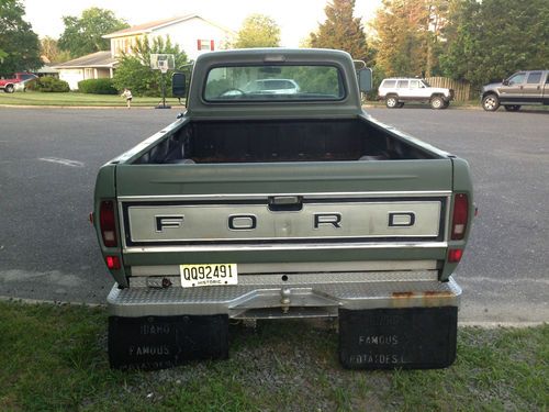 1971 Vintage Ford F-250 4X4 from the west coast. Runs And Drives, image 4