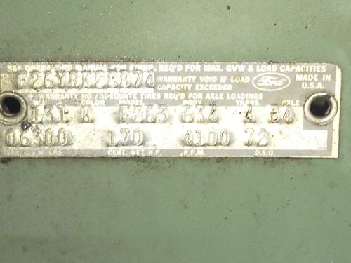 1971 Vintage Ford F-250 4X4 from the west coast. Runs And Drives, image 14