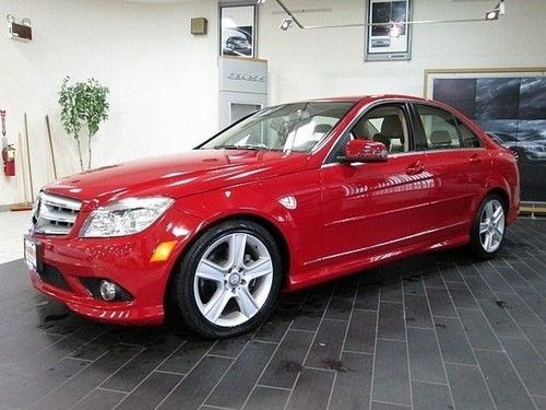 8k miles we finance 4matic automatic red beige v6 carfax