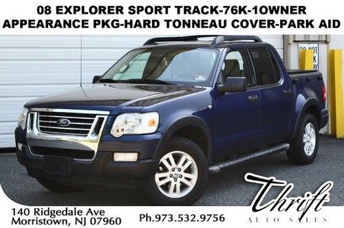 08 explorer sport track-76k-1owner- appearance pkg-hard tonneau cover-park aid