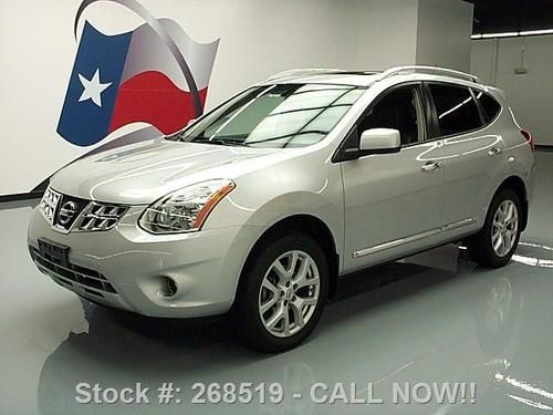 2011 nissan rogue sl awd sunroof nav htd leather 28k mi texas direct auto