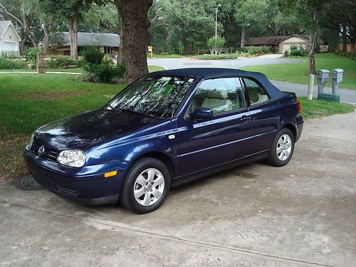 2002 volkswagen cabrio glx convertible 2-door 2.0l