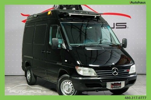 Mercedes turbo diesel engine auto low miles roof a/c cargo van